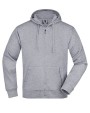 Sweaters & hoodies JAMES & NICHOLSON Men's Hooded Jacket voor bedrukking &amp; borduring
