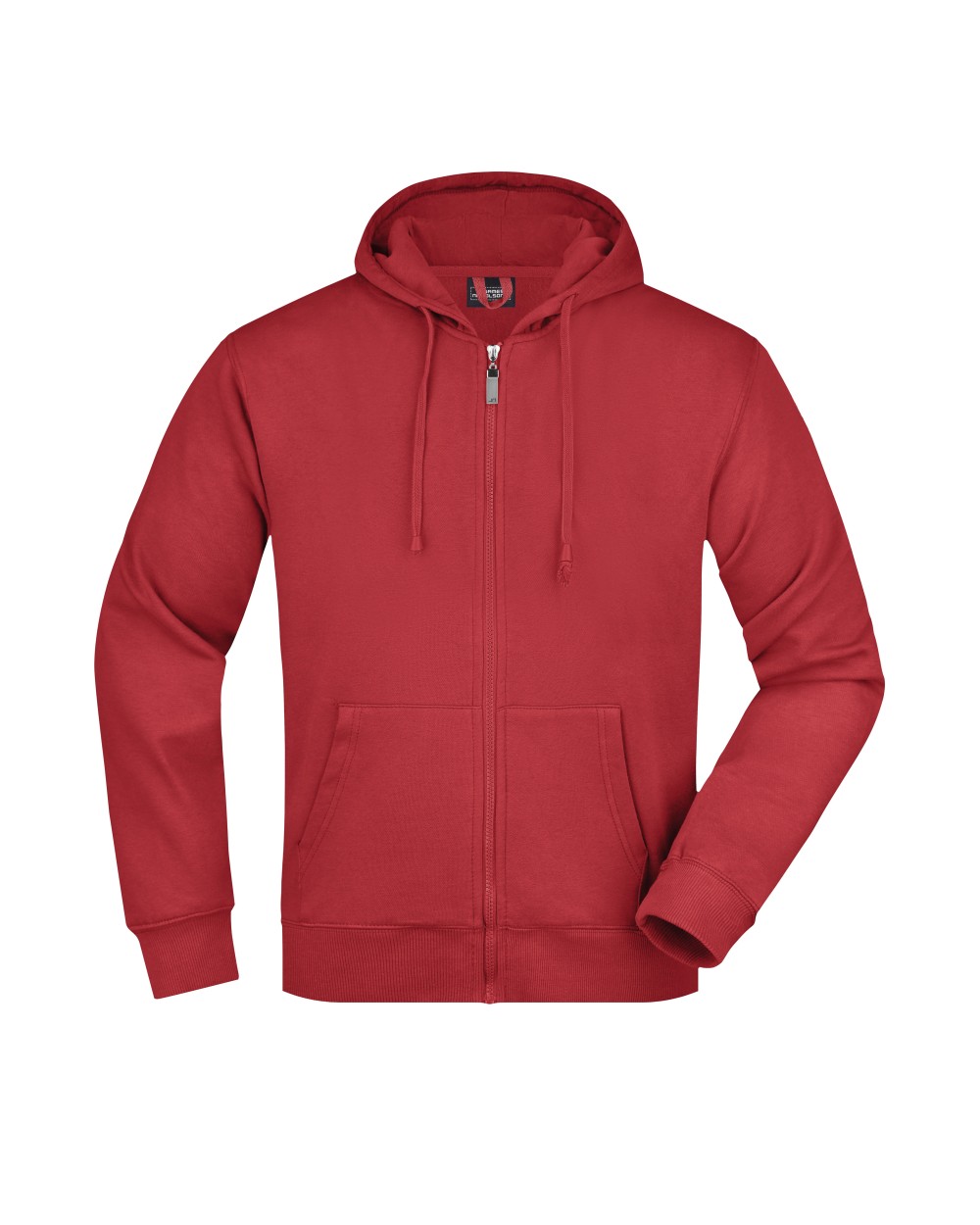 Sweaters & hoodies JAMES & NICHOLSON Men's Hooded Jacket voor bedrukking &amp; borduring