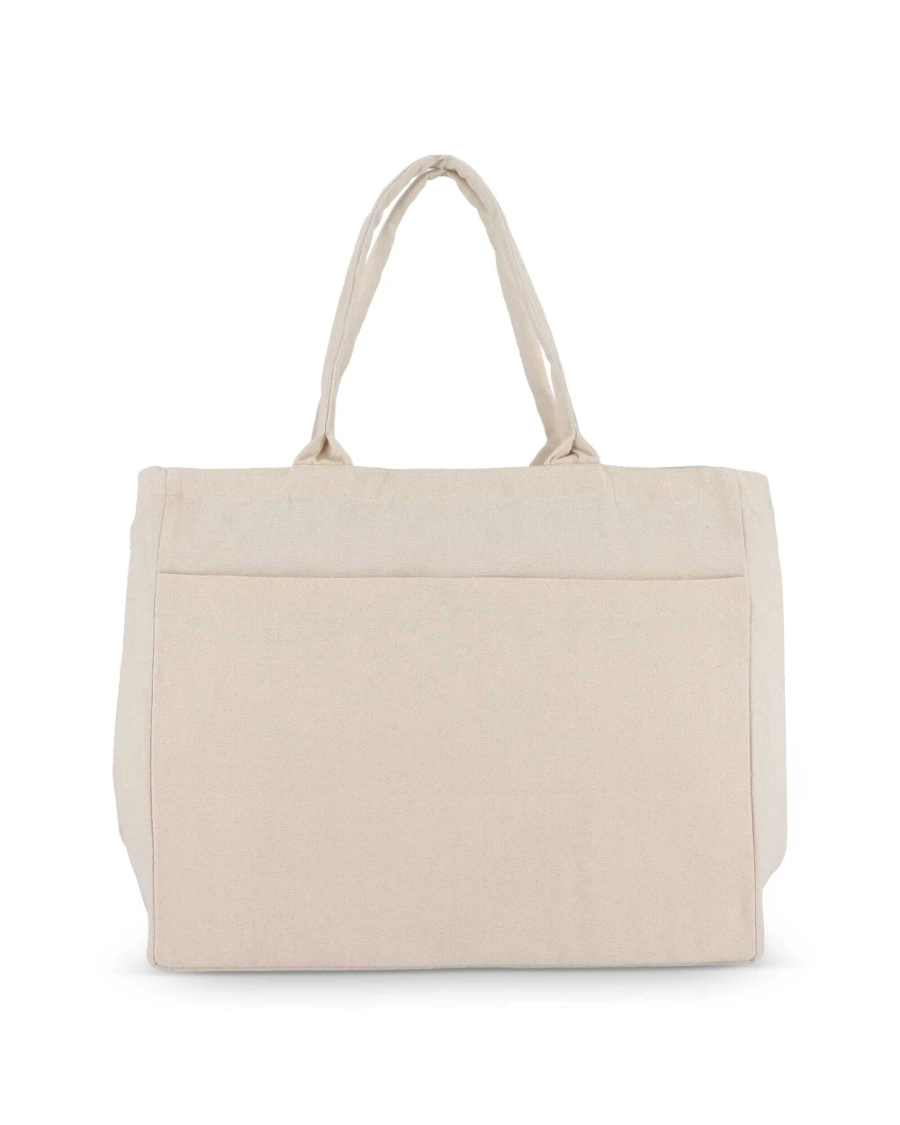 4DO Baumwoll-Tragetasche mit Reißverschluss OEKO-TEX® 39 x 24 x 34cm 320g/m² Tote Bags personalisierbar