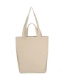 Tote bags BAGS BY JASSZ Double Handle Gusset Bag voor bedrukking &amp; borduring