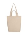 Tote bags BAGS BY JASSZ Double Handle Gusset Bag voor bedrukking &amp; borduring