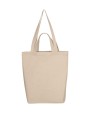 Tote bags BAGS BY JASSZ Double Handle Gusset Bag voor bedrukking &amp; borduring