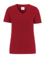 COTTOVER Stretch V-neck Lady T-Shirts personalisierbar