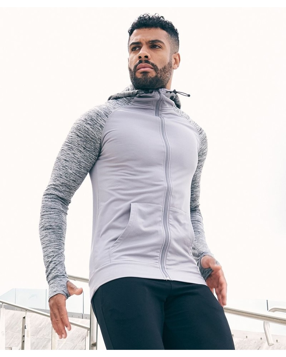 Sweaters & hoodies AWDIS MEN'S COOL CONTRAST ZOODIE voor bedrukking &amp; borduring