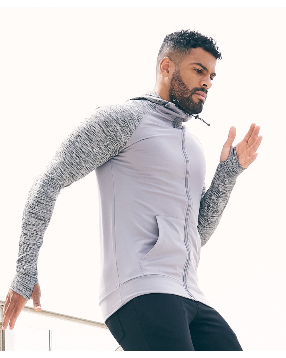 Sweat-shirts personnalisable AWDIS MEN'S COOL CONTRAST ZOODIE