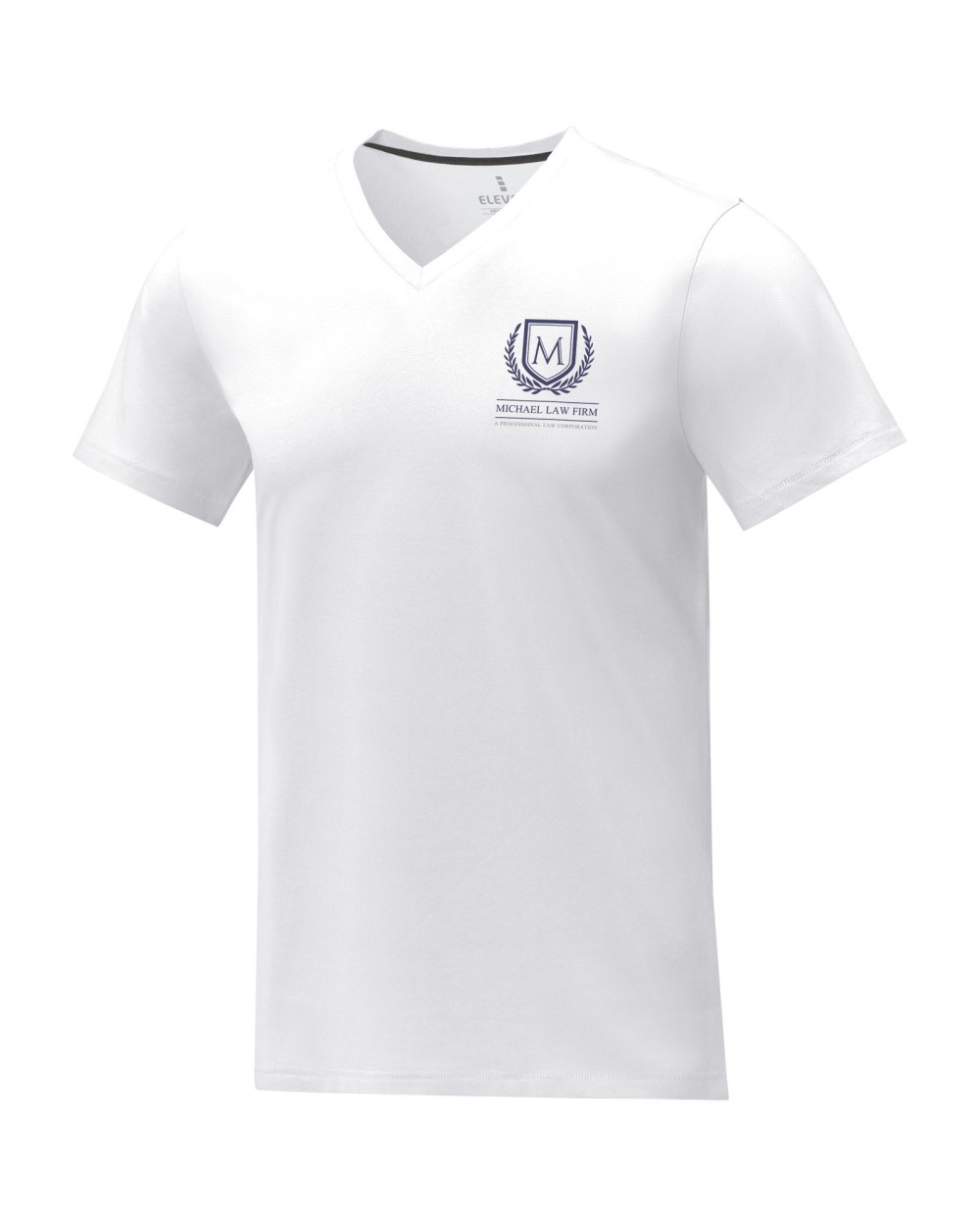 T-Shirts personnalisable ELEVATE T-shirt Somoto manches courtes col V homme 