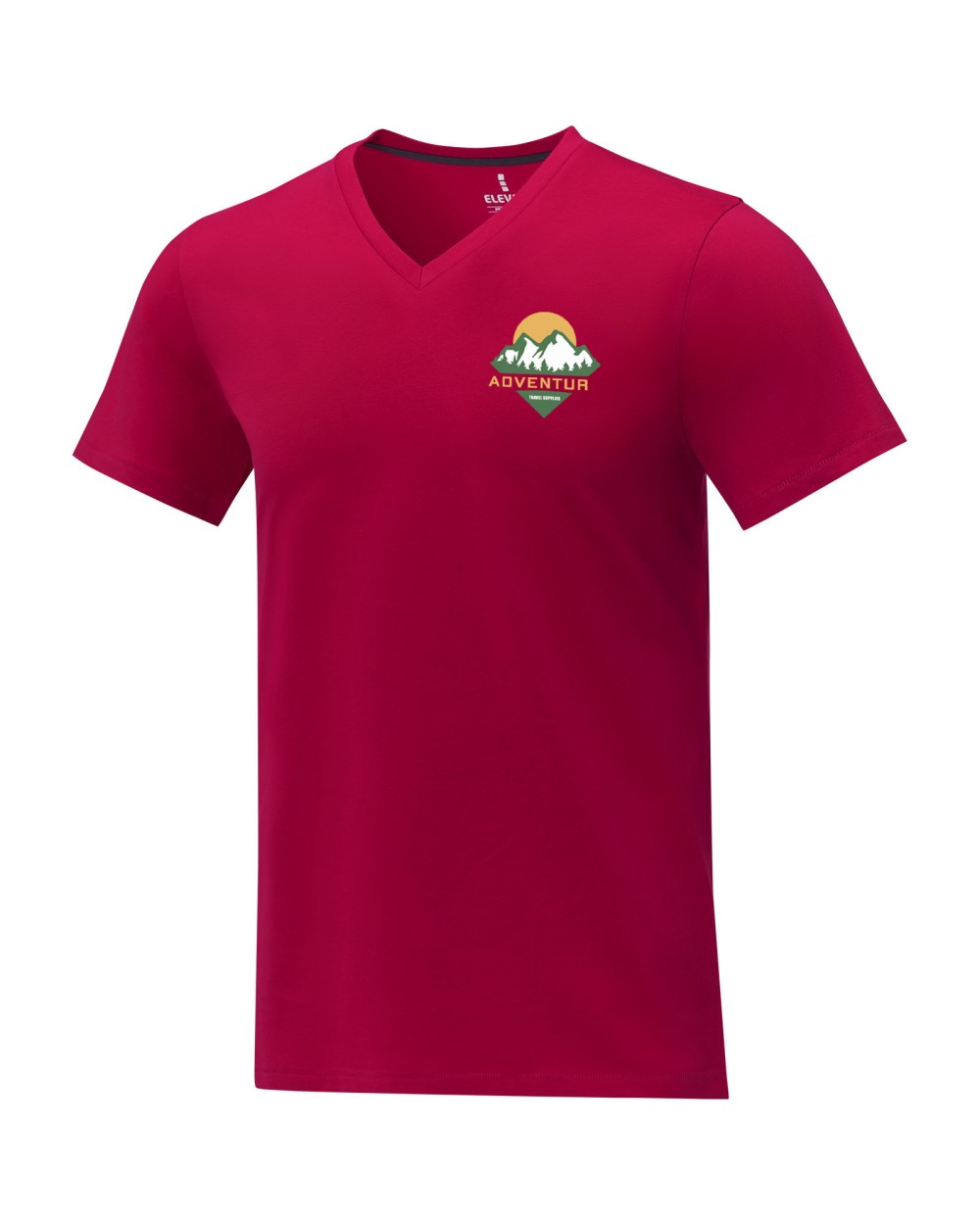 T-Shirts personnalisable ELEVATE T-shirt Somoto manches courtes col V homme 