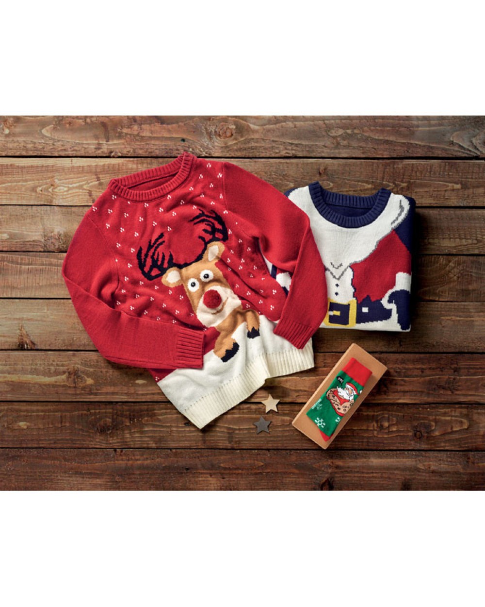 4DO Weihnachtspullover L/XL Zubehör personalisierbar