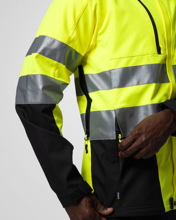 PROJOB 6420 FUNKTIONSJACKE EN ISO 20471 KLASSE 3/2 Softshells personalisierbar