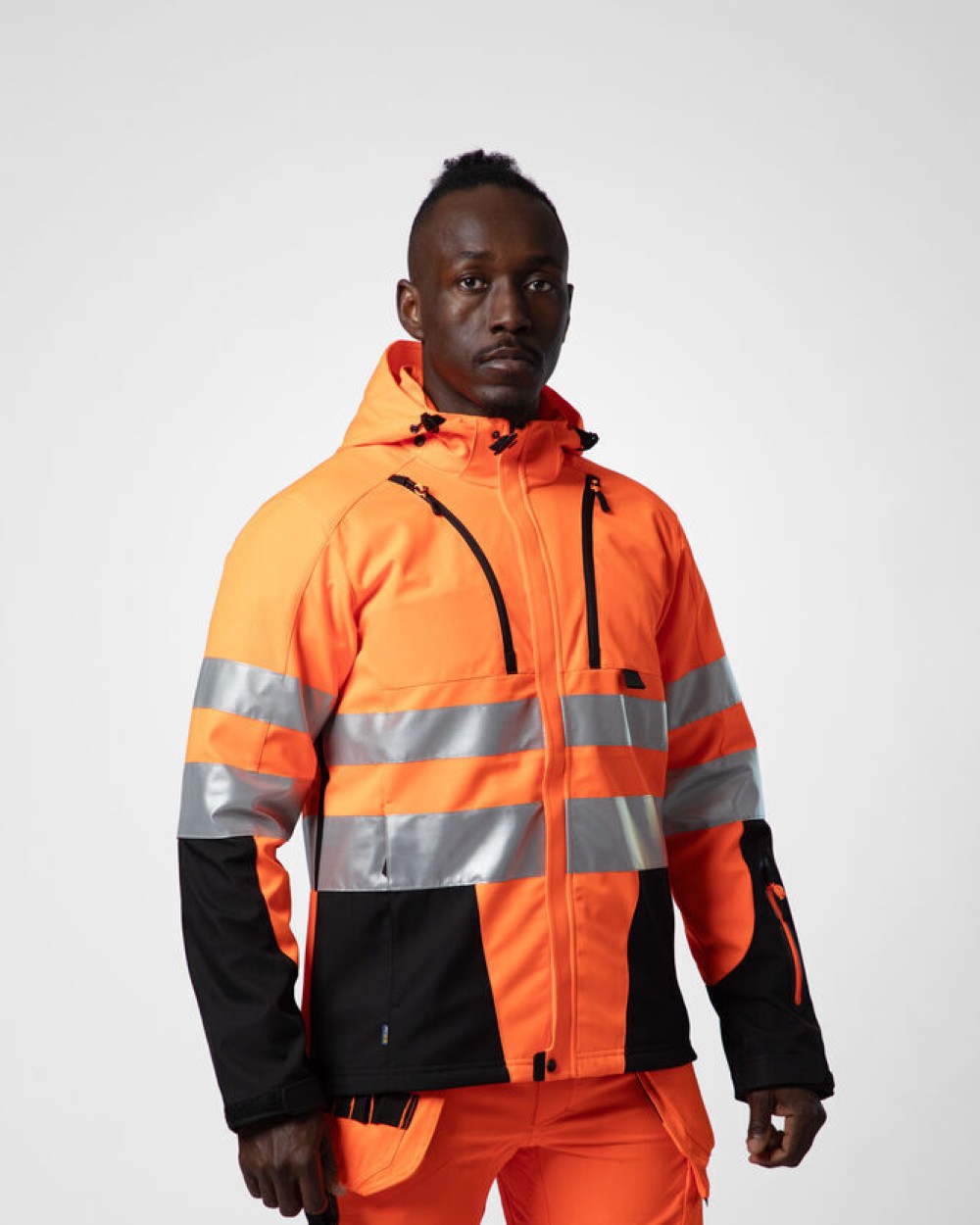 Softshells personnalisable PROJOB 6420 PARKA SOFTSHELL - EN ISO 20471 CLASSE 3/2