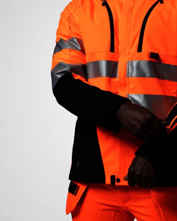 PROJOB 6420 FUNKTIONSJACKE EN ISO 20471 KLASSE 3/2 Softshells personalisierbar