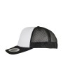 FLEXFIT Classic Curved Foam Trucker Cap – White Front Kappen personalisierbar