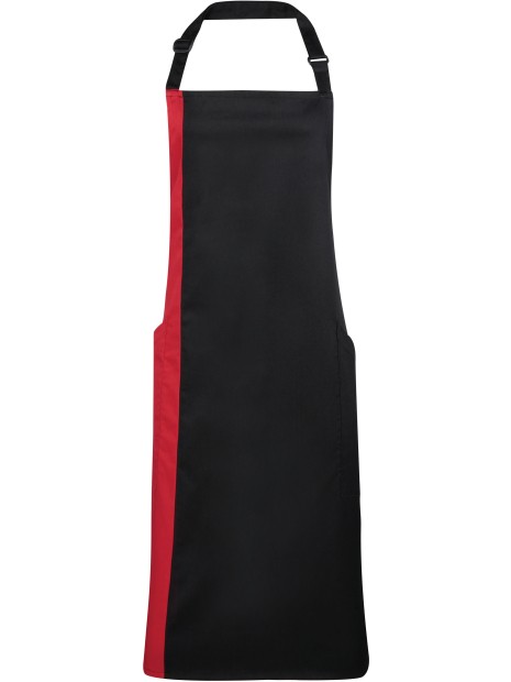 PREMIER Tablier à bavette bicolore /api/colors/b084ccc6-964d-4c40-a33e-0f276869188a personnalisable