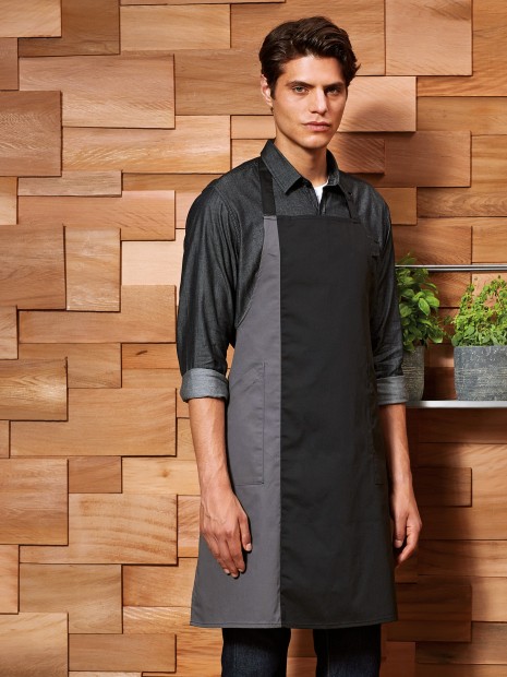 Tabliers à personnaliser PREMIER Tablier à bavette bicolore 