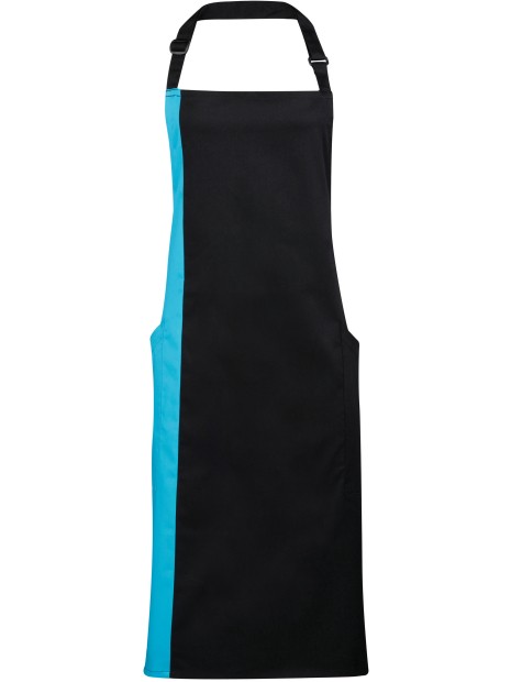 PREMIER Tablier à bavette bicolore /api/colors/d3666efb-efa8-4444-a901-32ce77f09435 personnalisable