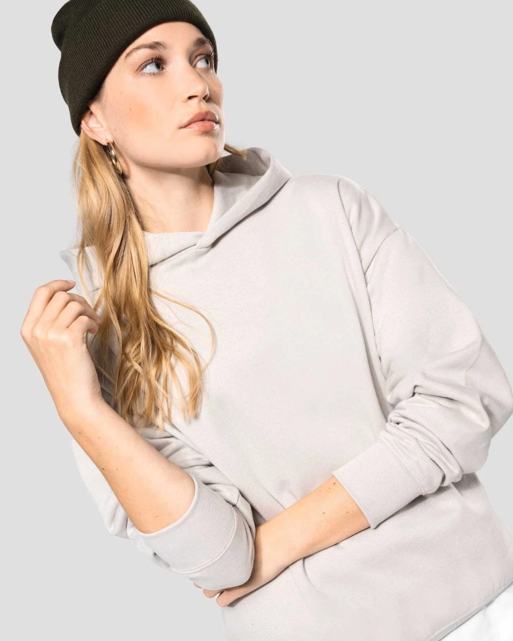 KARIBAN Kapuzensweatshirt aus Molton, Oversize, Unisex Sweatshirts personalisierbar