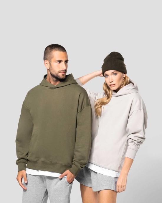 Sweat-shirts personnalisable Kariban Sweatshirt à capuche molleton oversize unisexe