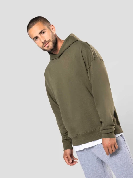Sweat-shirts à personnaliser KARIBAN Sweatshirt à capuche molleton oversize unisexe 