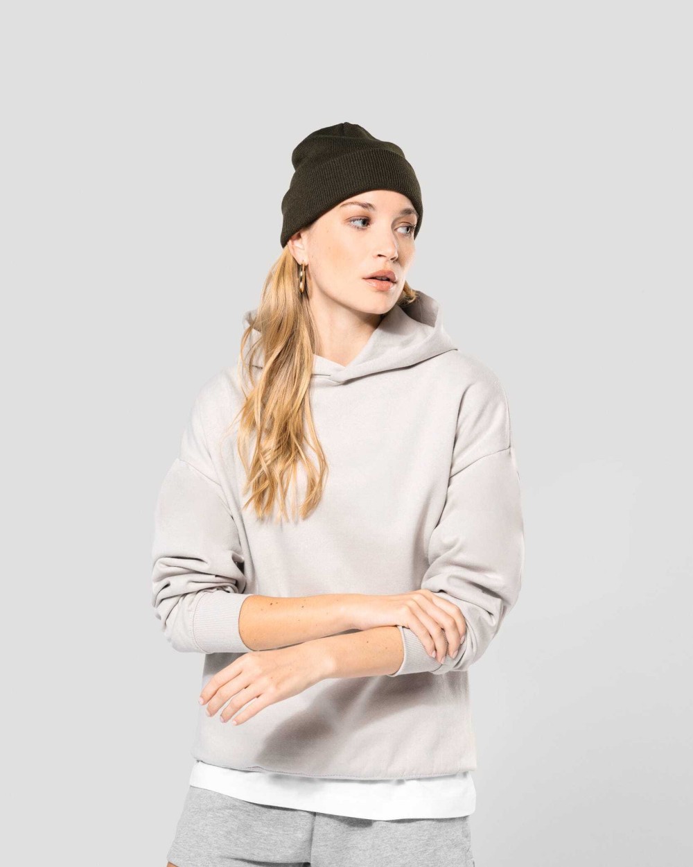 Sweat-shirts personnalisable KARIBAN Sweatshirt à capuche molleton oversize unisexe