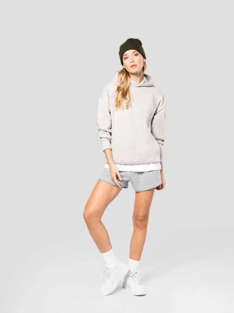 Sweat-shirts à personnaliser KARIBAN Sweatshirt à capuche molleton oversize unisexe 