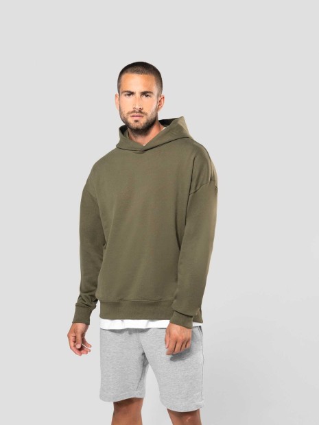 Sweat-shirts à personnaliser KARIBAN Sweatshirt à capuche molleton oversize unisexe 