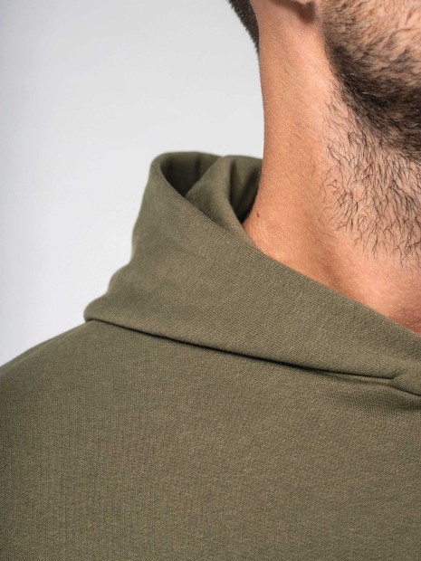 Sweat-shirts à personnaliser KARIBAN Sweatshirt à capuche molleton oversize unisexe 