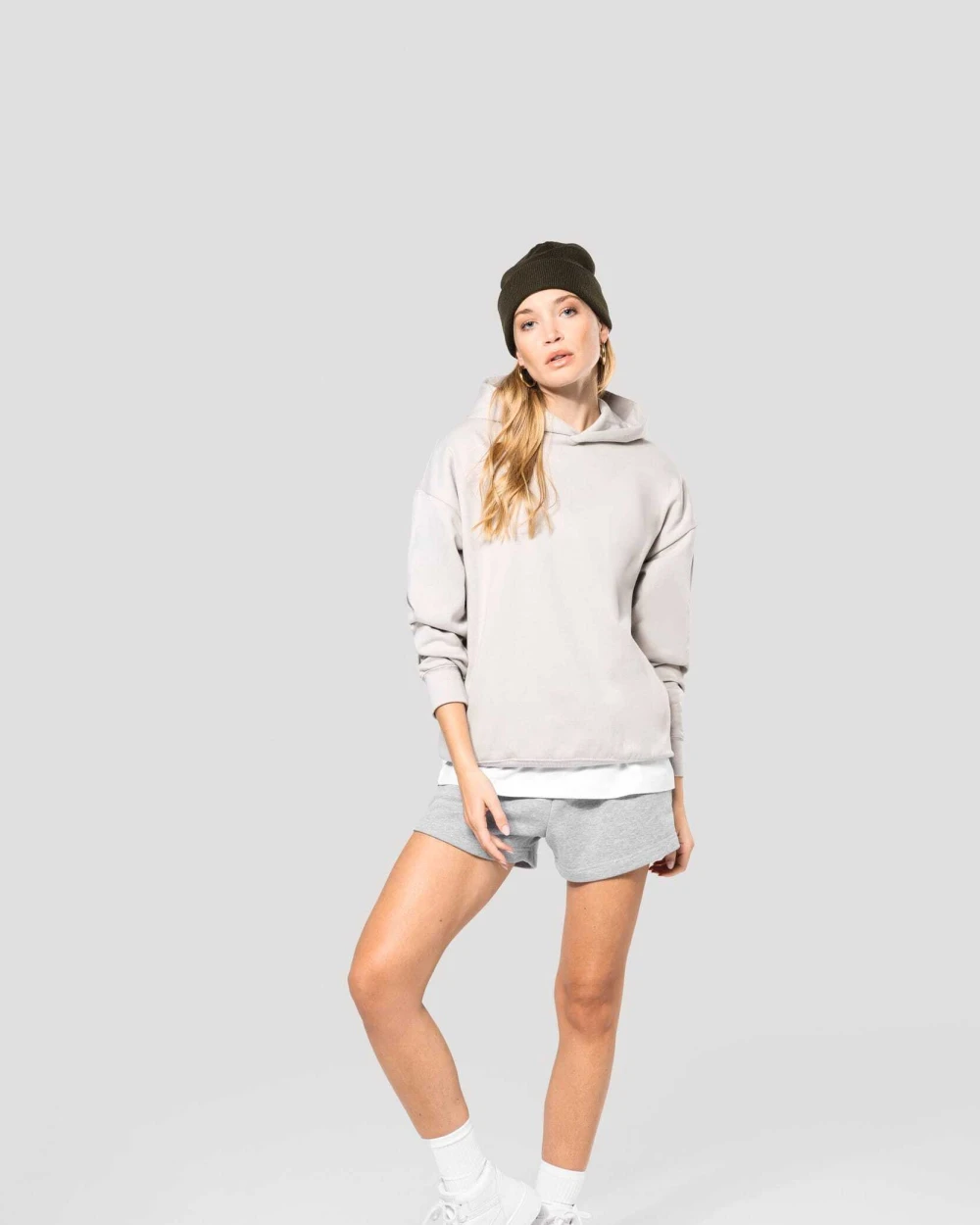 KARIBAN Kapuzensweatshirt aus Molton, Oversize, Unisex Sweatshirts personalisierbar