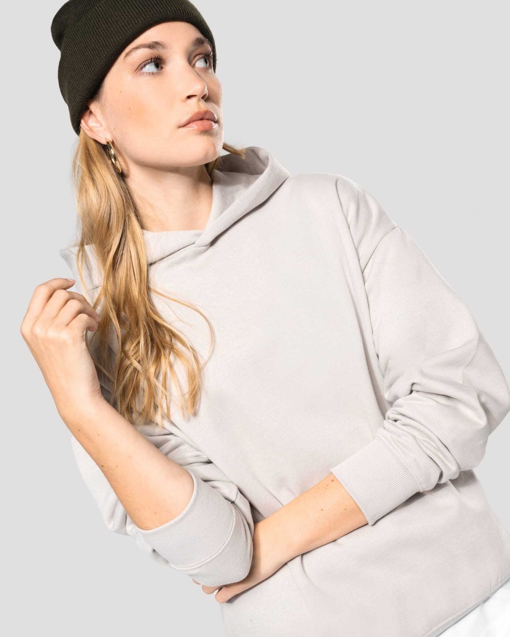 KARIBAN Kapuzensweatshirt aus Molton, Oversize, Unisex Sweatshirts personalisierbar