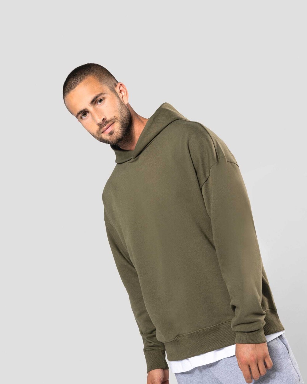 Sweat-shirts personnalisable KARIBAN Sweatshirt à capuche molleton oversize unisexe