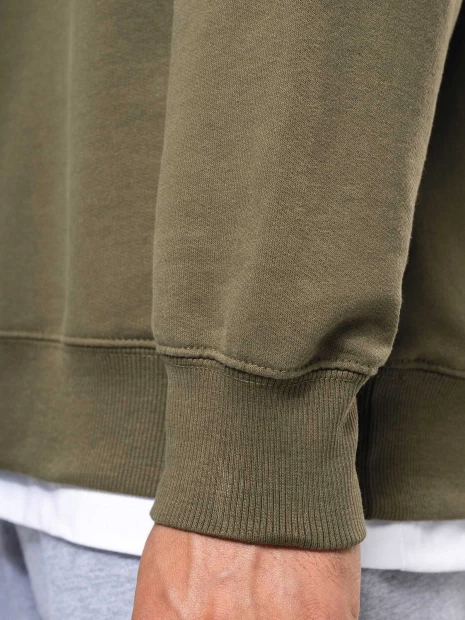 Sweat-shirts à personnaliser KARIBAN Sweatshirt à capuche molleton oversize unisexe 