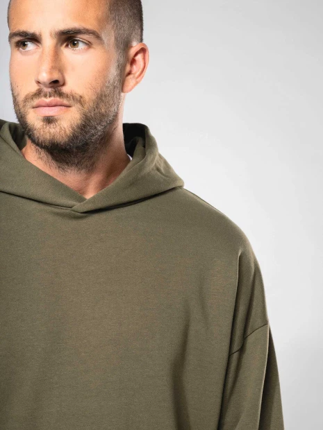 Sweat-shirts à personnaliser KARIBAN Sweatshirt à capuche molleton oversize unisexe 