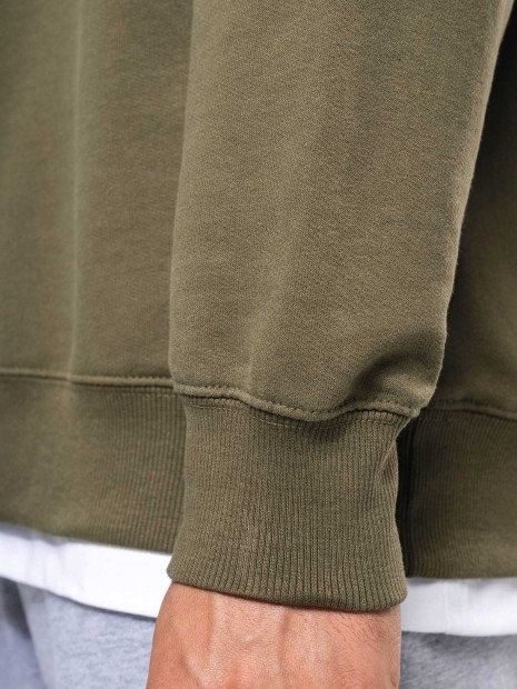 Sweat-shirts à personnaliser KARIBAN Sweatshirt à capuche molleton oversize unisexe 