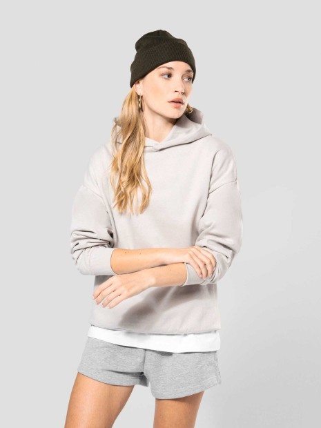 Sweat-shirts à personnaliser KARIBAN Sweatshirt à capuche molleton oversize unisexe 