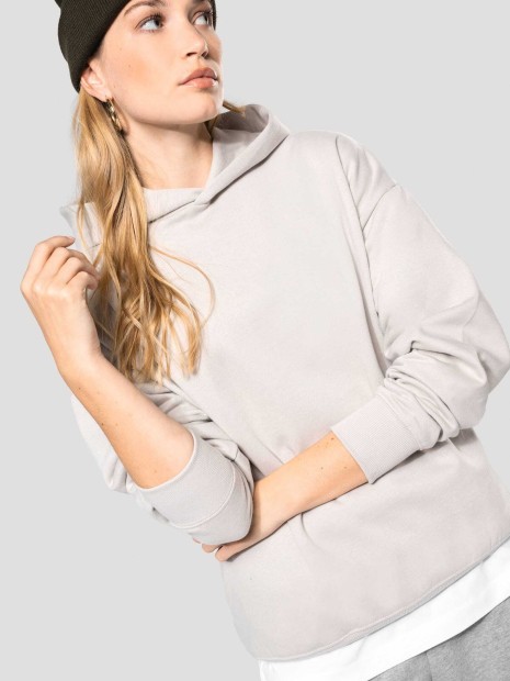 Sweat-shirts à personnaliser KARIBAN Sweatshirt à capuche molleton oversize unisexe 