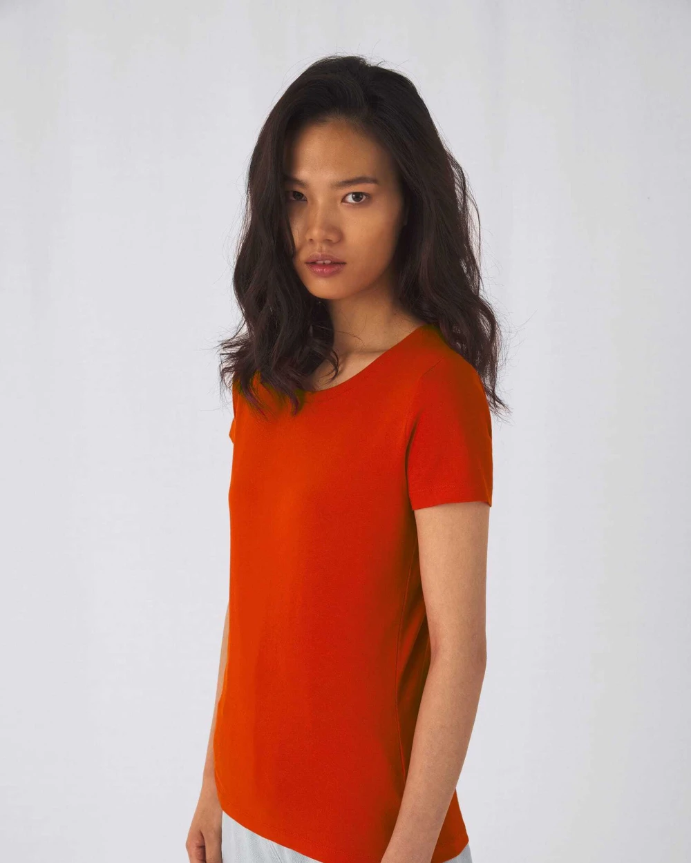 T-shirts B&C Inspire Plus Ladies' organic T-shirt voor bedrukking &amp; borduring