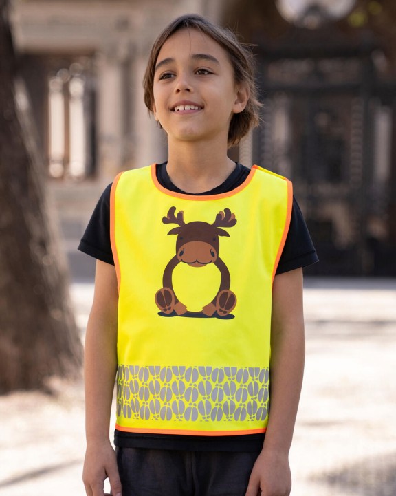 Gilets de sécurité personnalisable KORNTEX Children's Safety Vest Funtastic Wildlife