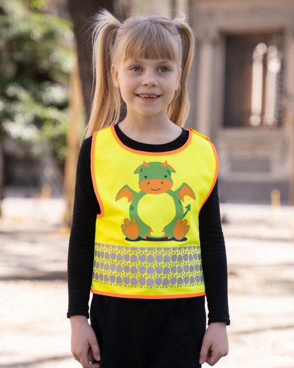 Gilets de sécurité personnalisable KORNTEX Children's Safety Vest Funtastic Wildlife
