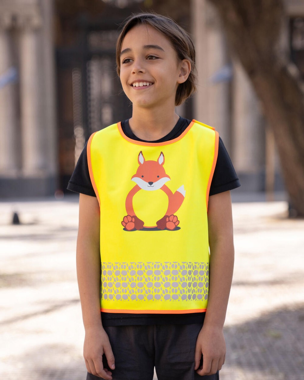 KORNTEX Children's Safety Vest Funtastic Wildlife Warnwesten personalisierbar