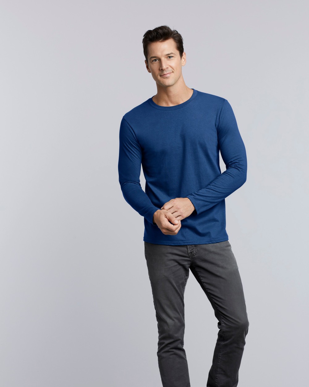 T-shirts GILDAN Softstyle® Euro Fit Adult T-shirt met lange mouwen voor bedrukking &amp; borduring