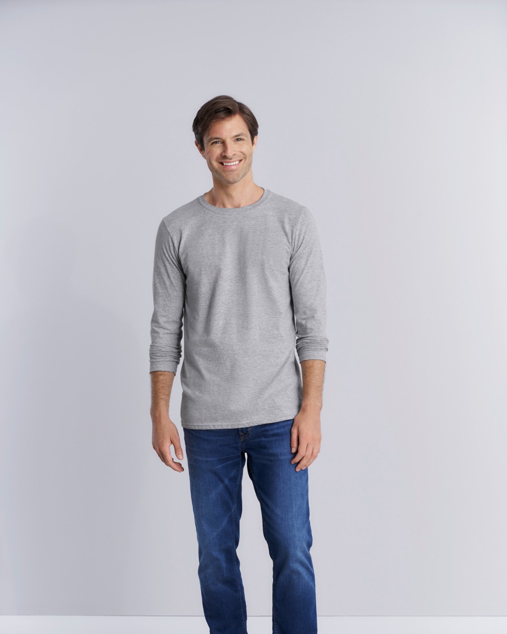 T-shirts GILDAN Softstyle® Euro Fit Adult T-shirt met lange mouwen voor bedrukking &amp; borduring