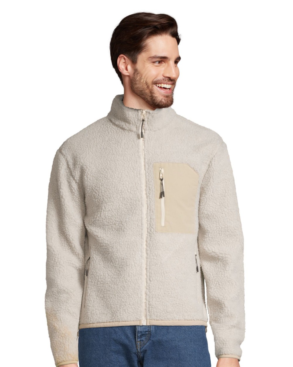 SOL'S Unisex Sherpa Jacket Fury Jacken personalisierbar