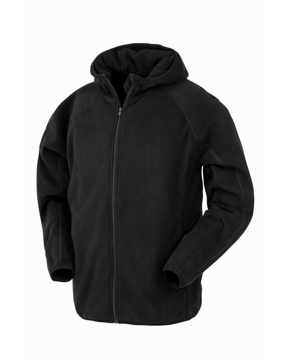 RESULT Kapuzenjacke aus recyceltem Mikrofleece Polar Fleeces personalisierbar