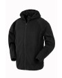 Polar Fleeces RESULT Gerecycled microfleece vest met capuchon voor bedrukking &amp; borduring