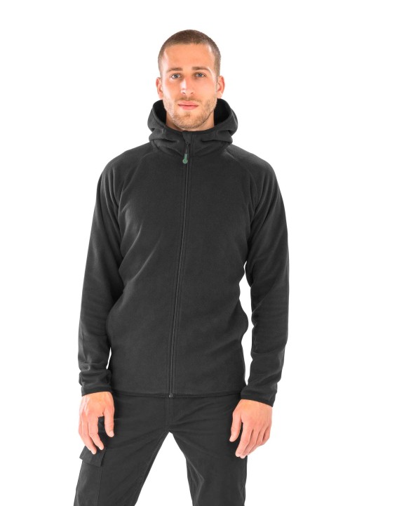 Laines polaires personnalisable RESULT Veste à capuche en micropolaire recyclée