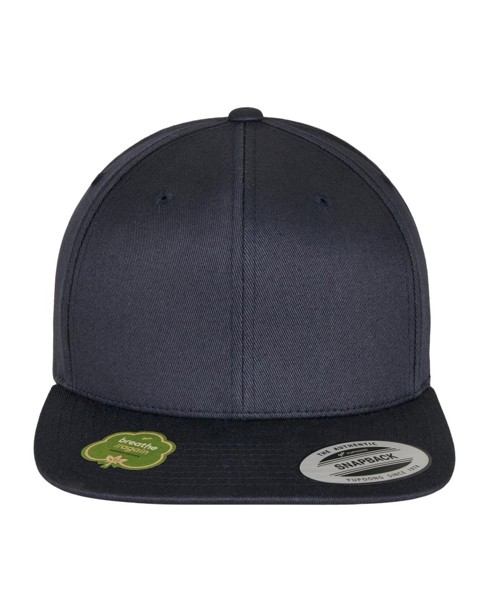 Petjes FLEXFIT Snapbackpet van biologisch katoen voor bedrukking &amp; borduring