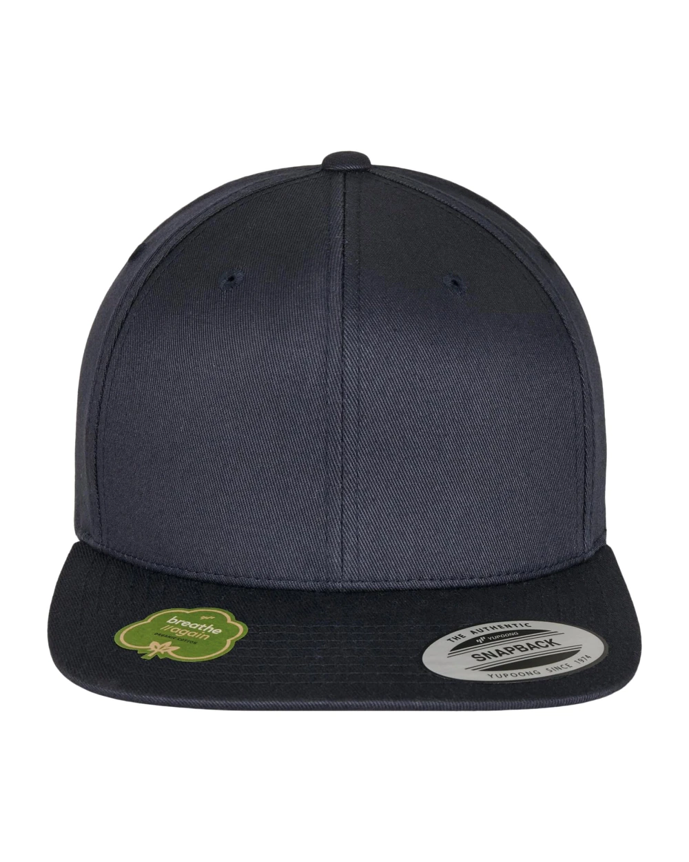 Petjes FLEXFIT Snapbackpet van biologisch katoen voor bedrukking &amp; borduring
