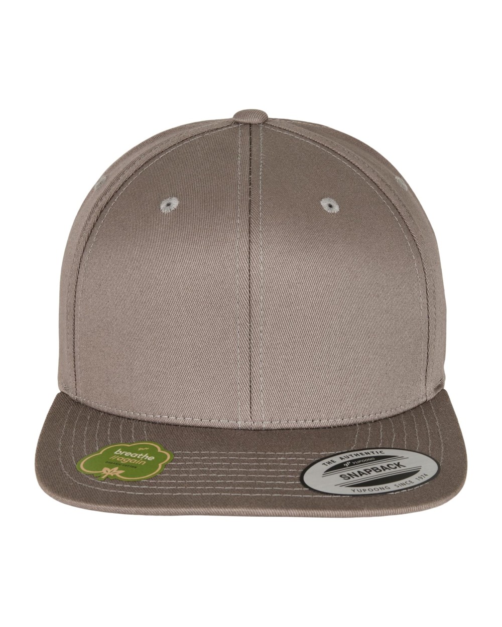 FLEXFIT Snapback-Cap aus biologischer Baumwolle Kappen personalisierbar