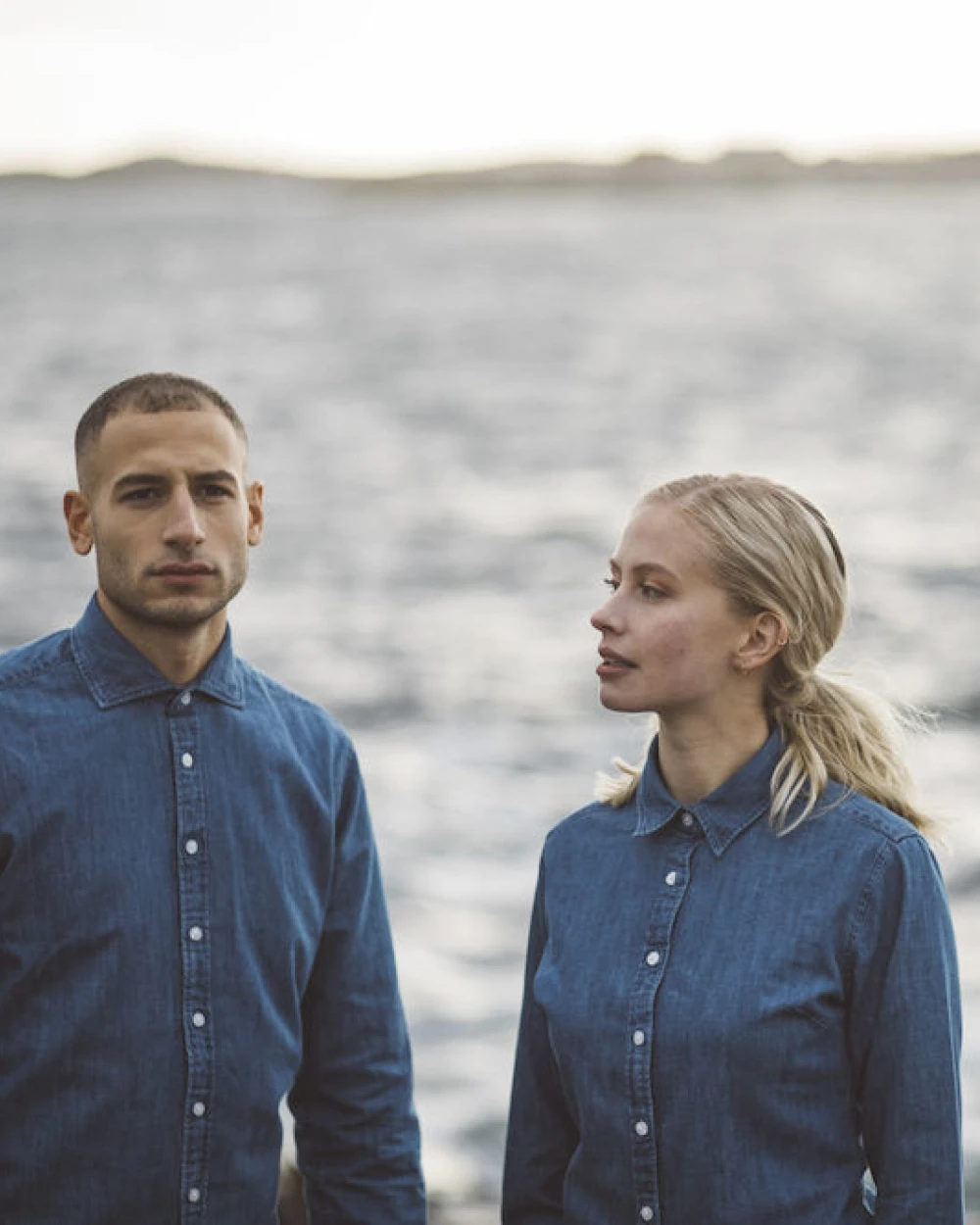 Hemden COTTOVER DENIM SHIRT LADY - GOTS GECERTIFICEERD voor bedrukking &amp; borduring