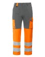 Broeken PROJOB 6501 SIGNALISATIEBROEK MET KNIEZAKKEN EN ISO 20471 KLASSE 2 voor bedrukking &amp; borduring
