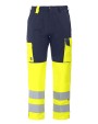 Broeken PROJOB 6501 SIGNALISATIEBROEK MET KNIEZAKKEN EN ISO 20471 KLASSE 2 voor bedrukking &amp; borduring